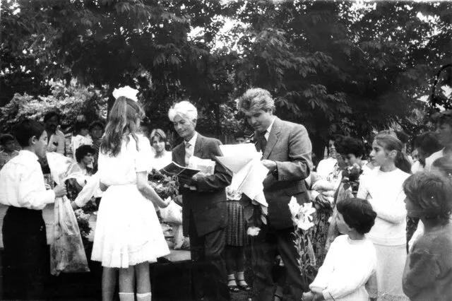 Fotografie de arhivă din 1987 — Crucianu și Dumitriu